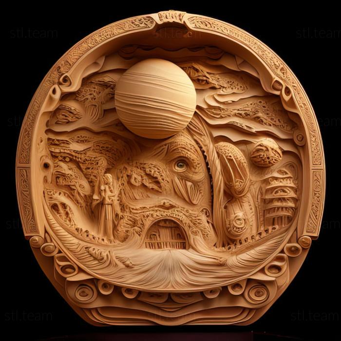 st The alien Mooncake or Gingerbread from the Extreme Cosmos